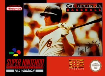 Cal Ripken Jr. Baseball (Europe) box cover front